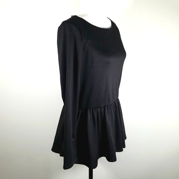 Vintage d.RA (Dianna Ra)Women's Top Size L Y2K Flared Bottom Long Sleeve - Picture 4 of 7